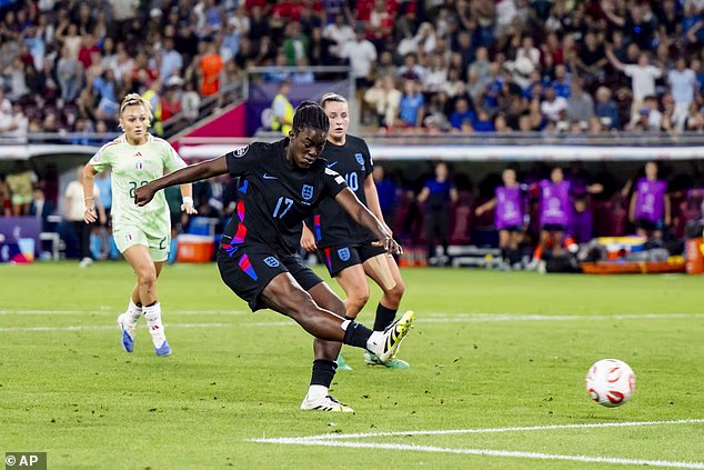 Agymangs Striking Moment During Euro Semi Final Match Against Italy Photocredit Ap