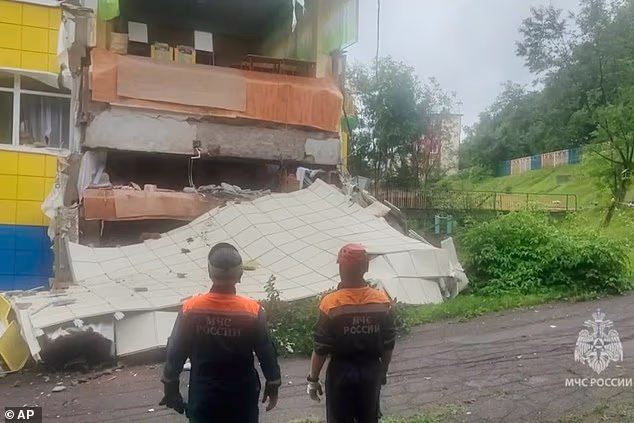 Kindergarten Collapsed During 8.8 Magnitude Earthquake