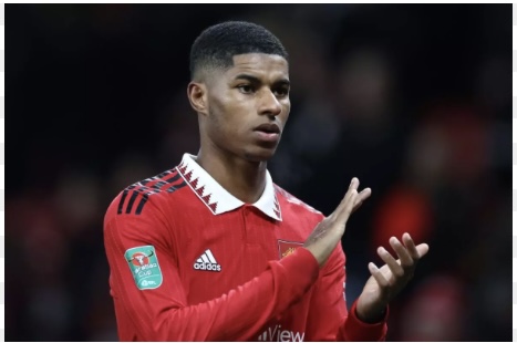 Marcus Rashford Celebrating Clubs Victory Photo Credit Gettyimage