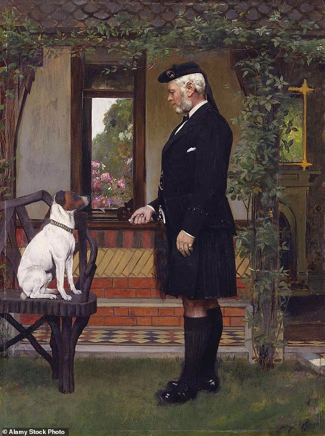 Queen Victoria Secrete Lover Brown In A Painting Pose Year 1883