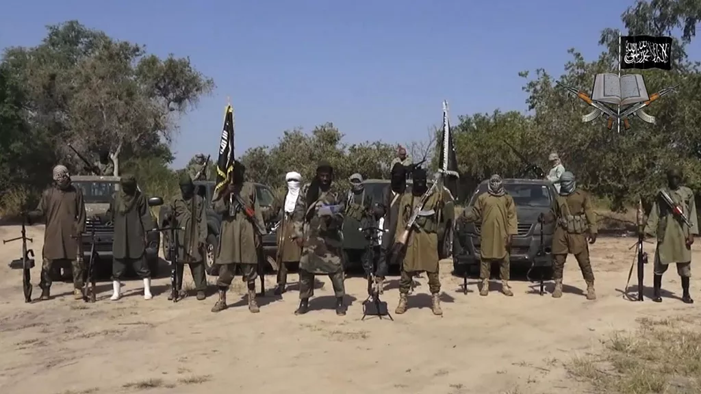 Bokoharam Terrorists Displaying Their Military Gadgets Photocredit Gettyimage