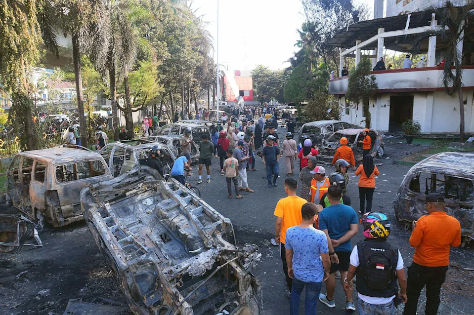 Buildings And Cars Were Burnt Down As A Result Of The Protest