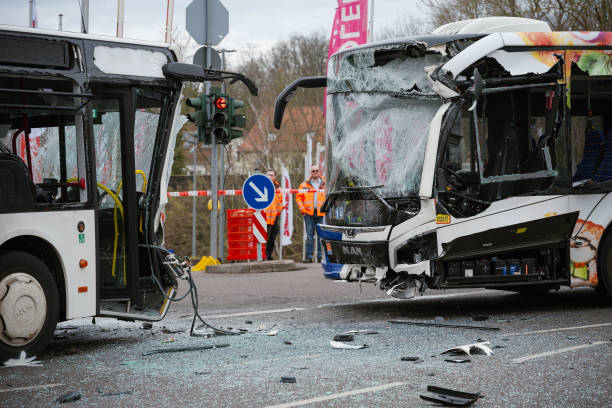 Buses Head On Collision