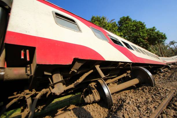 Derailed Train In Egypt