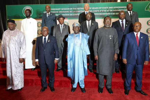 Ecowas Meeting Featuring Presidents Of Western African Countries