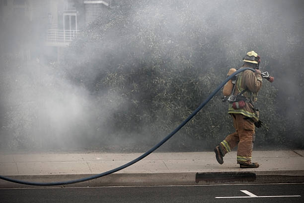 Firefighters Combating The Escalating Infeno As Evacuation Notice Is Given The Residents Photocredit Gettyimage