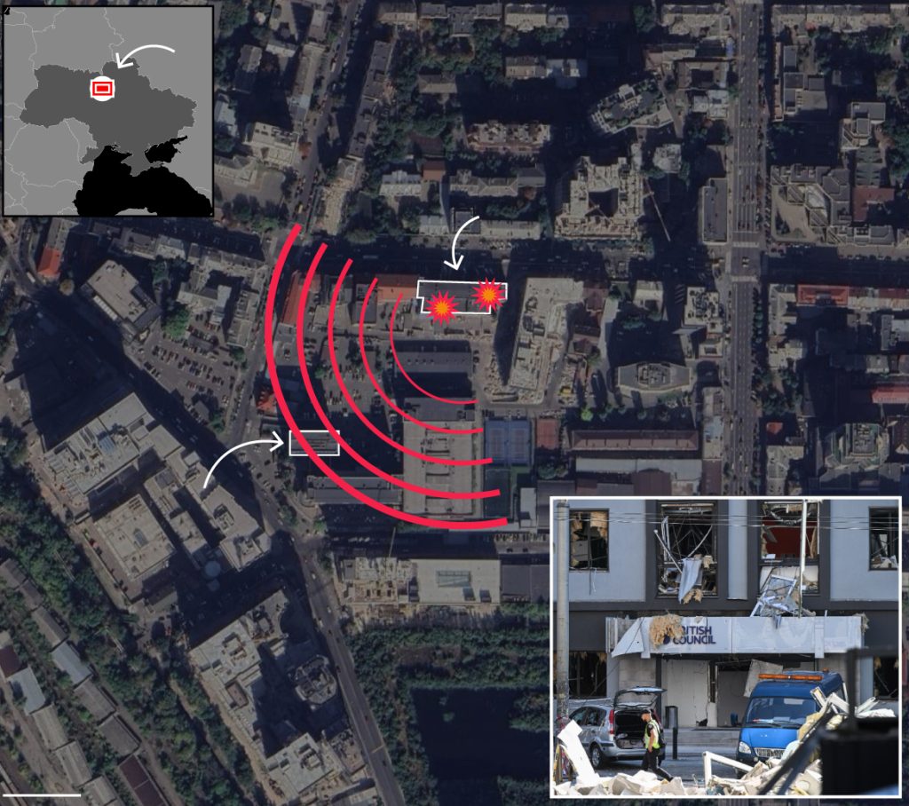 Locator Sketch Of The Scene Of The Attack