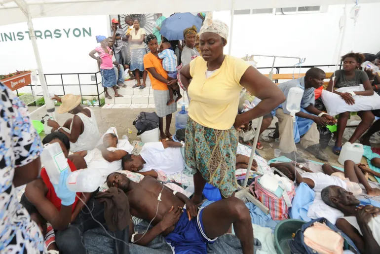 Many Who Were Seriously Sick Were Receiving Treatment In Open Places Photocredit Aljazeera