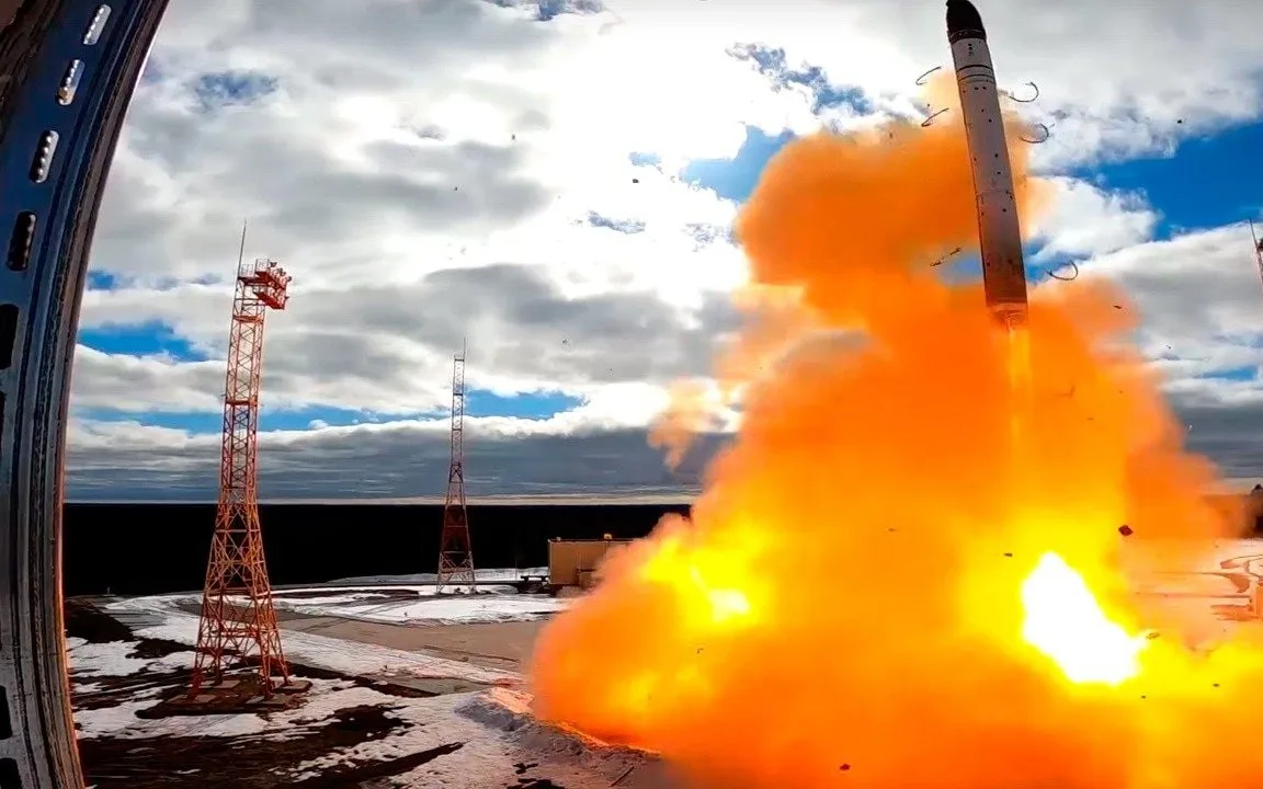 Missile Dropping Attack By Russian Military