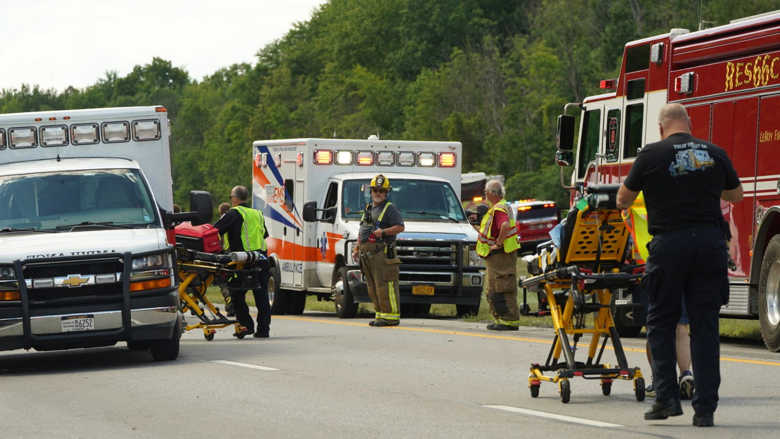 Paramedics And Rescue Team Deployed At The Scene Of The Incident Webp