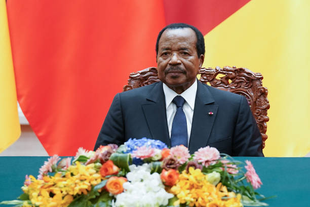 Paul Biya Seated As One Of The Digintaries In An Event