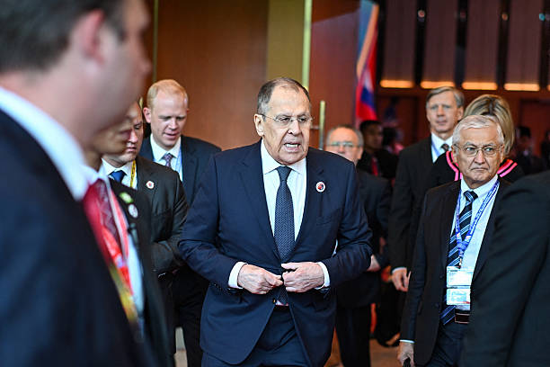 Sergei Lavrov Spoted During The 58th Asean Conference