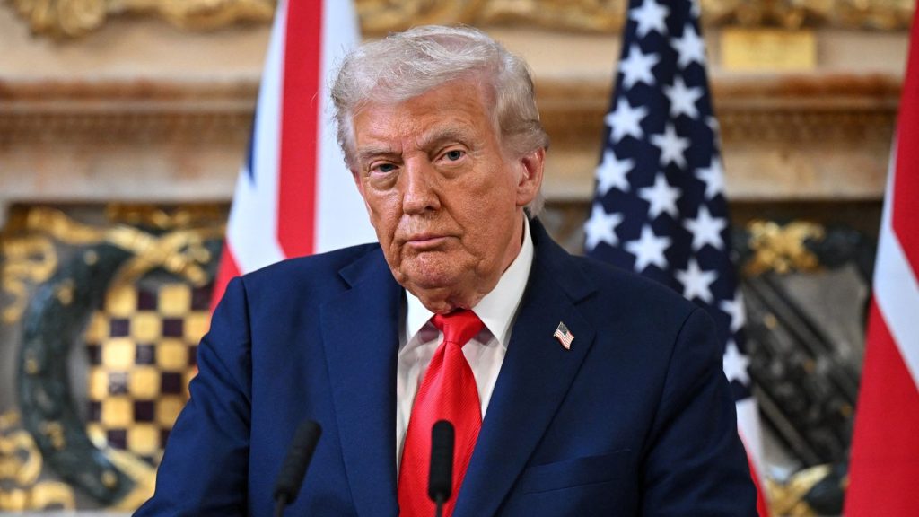 Donald Trump During A News Conference
