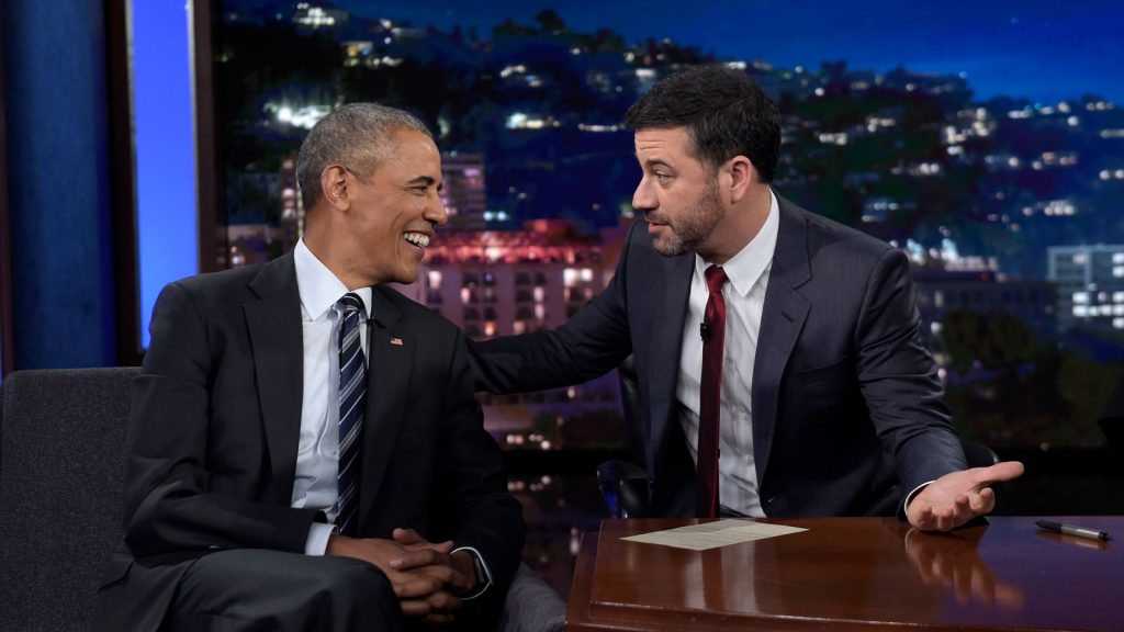 Former Us President Barack Obama Was Live On Jimmy Kimmels Show In 2016