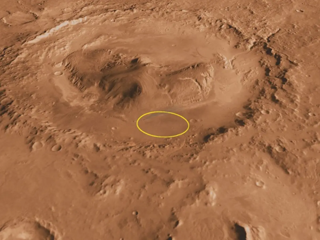 Ground View Of Mars