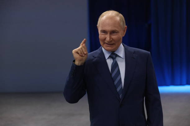 Putin Attends All Russian Exhibition Summit In Moscow