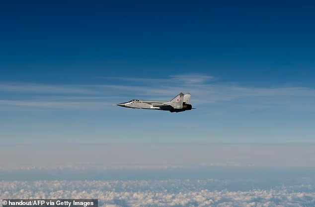 Russian Mig 31 Fighter Jet Was Flying Above The Baltic Sea Before Being Intercepted Webp