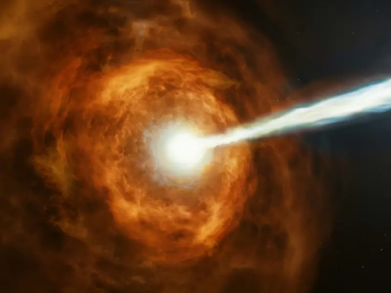 The Bursted Gamma Ray As Captured By Nasa