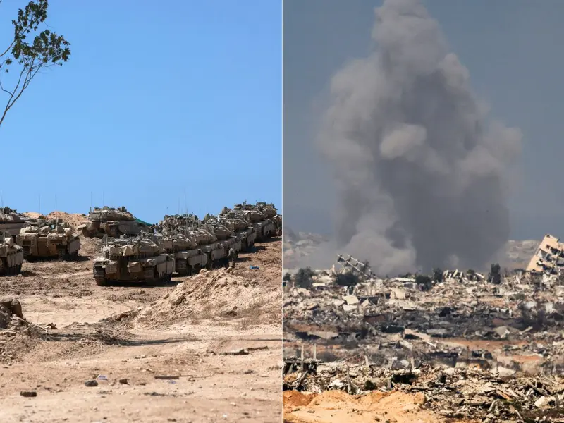 The City Of Gaza In Complete Ruin
