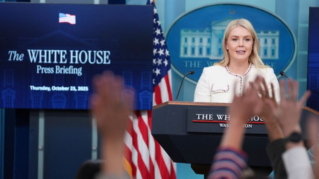 Us White House Secretary Karoline Leavitt Has Briefed The Press About Changpengs Pardon