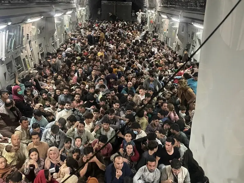 Crowd Of Immigrants Captured As Posted On Trumps Truth Social Page