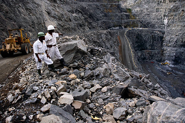 Gold Mining Site In Ghana