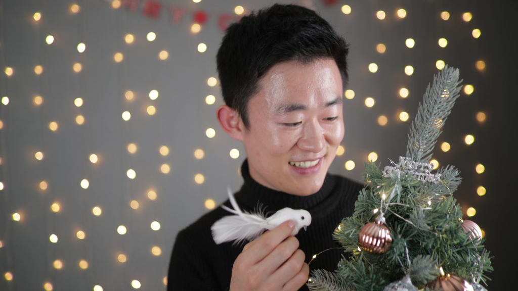 Il Yong Ju Decorates A Christmas Tree Webp
