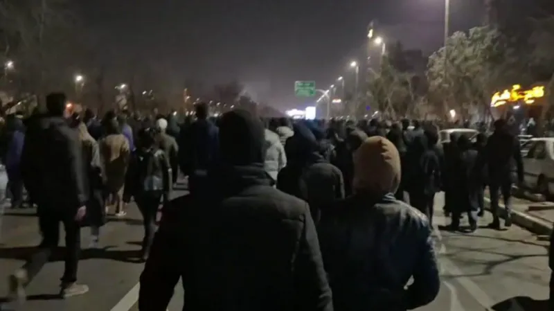 Iranian Protesters On The Street