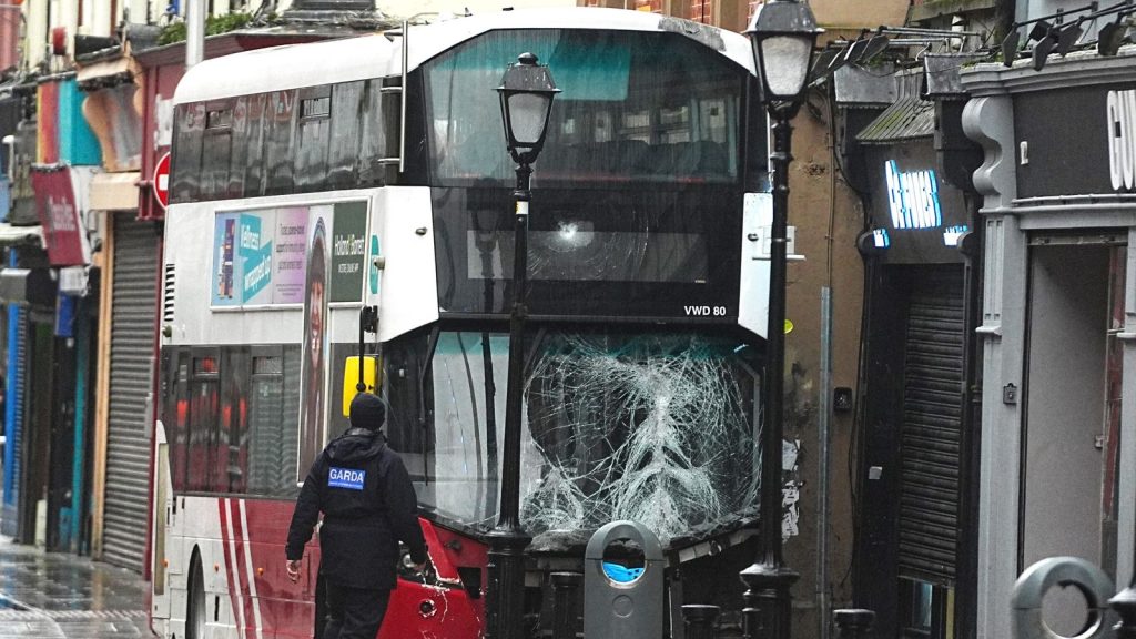 The Bus Was Partially Smashed During The Incident