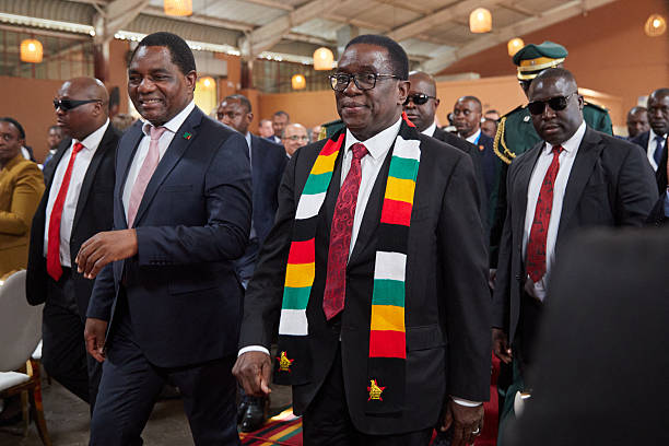 Zambian President With Other Notable African Leaders