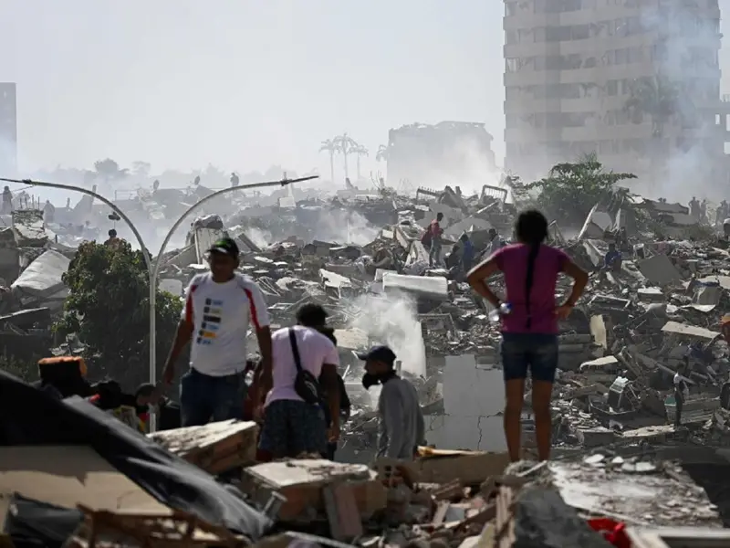 Most Buildings In Caracas Laid In Ruined As Earthquake Ravaged The City Webp