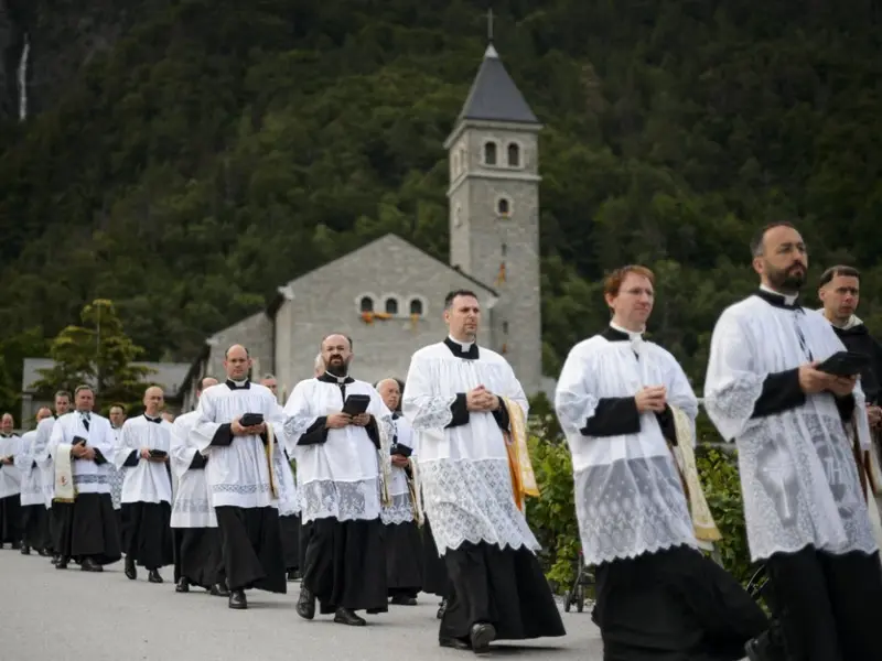 Priests Attend The Ordination Mass Organized By The Fundamentalist Breakaway Groups Of Roman Catholic