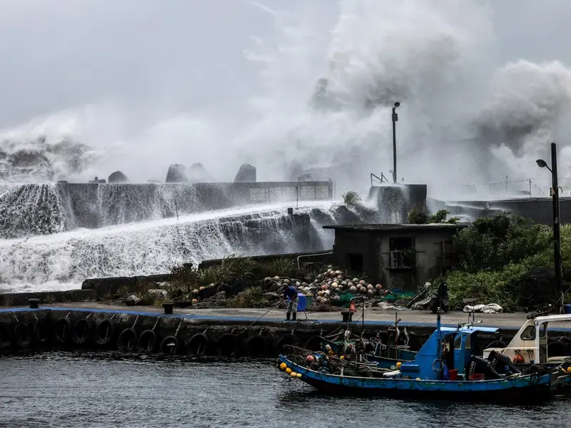 Typhoon Bavi Moves Toward Northeastern Taiwan After Wrecking Havoc In The Philippines