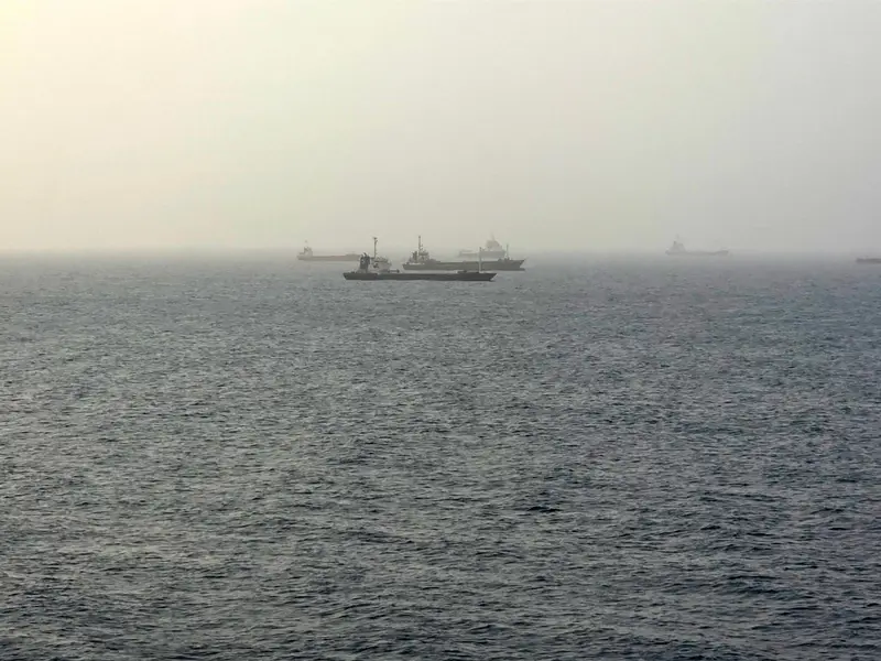 Tanker Vessels Passing Through Straight Of Hormuz